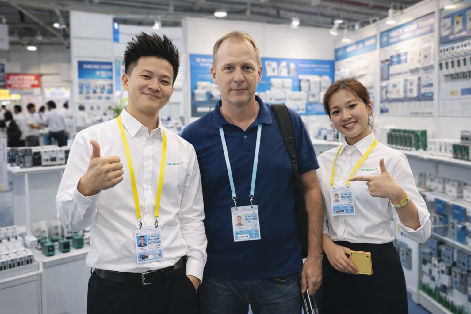 TPKELE team at an exhibition